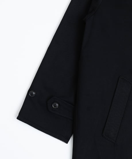 #-27 Reversible nocollar coat (Black)
