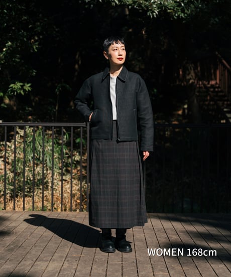 “UNFOLK CLASSIC” Enshu washi cotton cutting design blouson