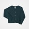 #-64 Heavy weight nocollar classic cardigan (Green)