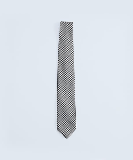 #-07 Reversible silk tie (Brown)