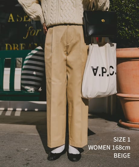 #-24 Rigid denim 2tuck straight pants