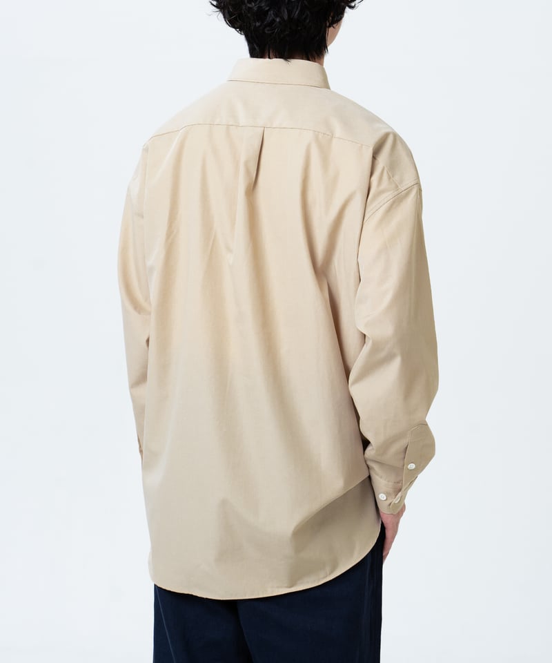 15 2way detachable collar shirt (Beige) | UNF