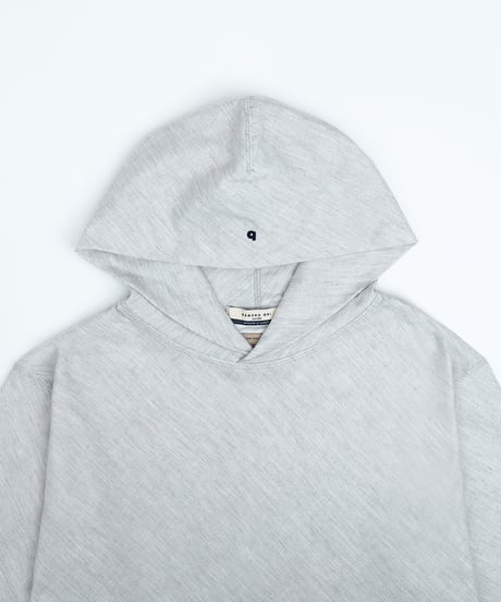 "UNFOLK CLASSIC" Banshu double gauze bias cut hoodie