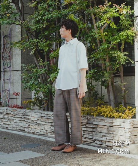 #-54 Seamless classic check pants (Gray)