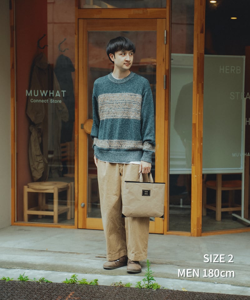 68 Fair isle pattern jacquard knit (Green) |