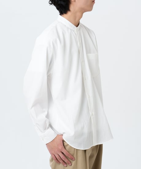 #-15 2way detachable collar shirt (White)