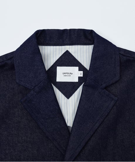 #-67 3B rigid denim single jacket