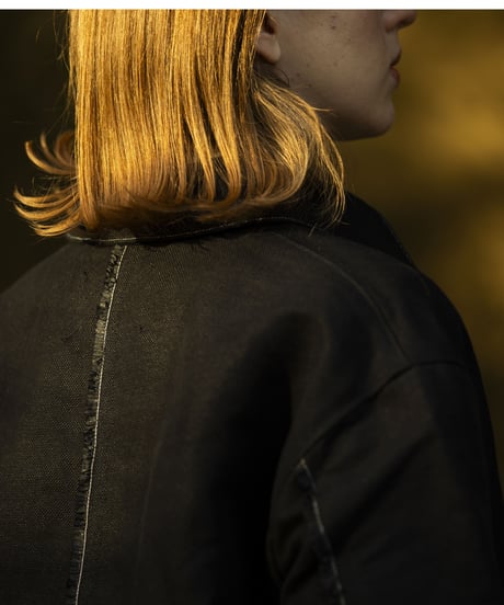 “UNFOLK CLASSIC” Enshu washi cotton cutting design blouson