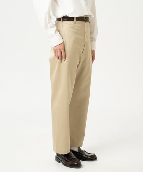 #-38 Seamless west point chino pants (Beige)