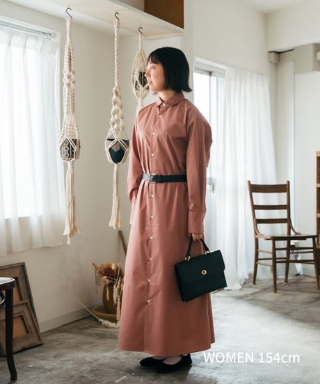 #-44 EX. 2way detachable collar shirt onepiece