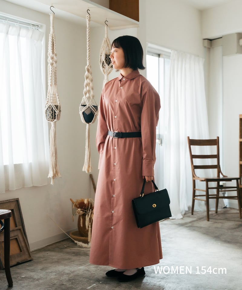 44 EX. 2way detachable collar shirt onepiece