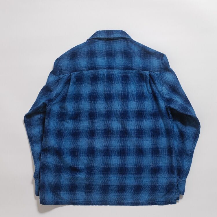 FADE OMBRE CHECK L/S SHIRT | Em