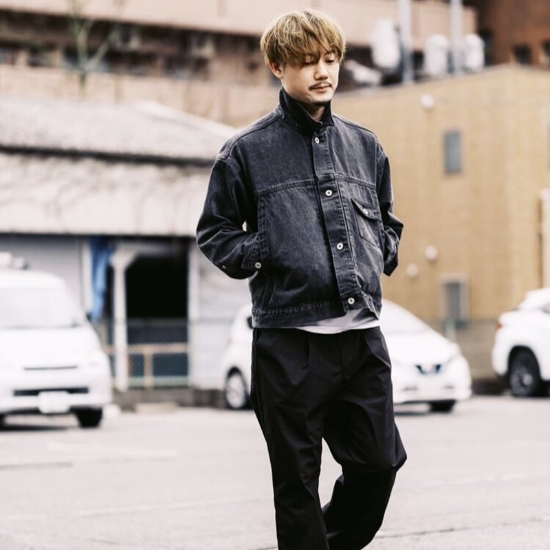 FADE BLACK DENIM JACKET | Em FADE BLACK DENIM JACKET | Em