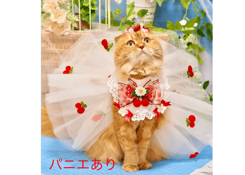 さくらんぼ！立体リボンが目を引くモチーフバリエーションスカートホワイト 🍒🍒さくらんぼ姫🍒🍒 白 | Nekoribbon
