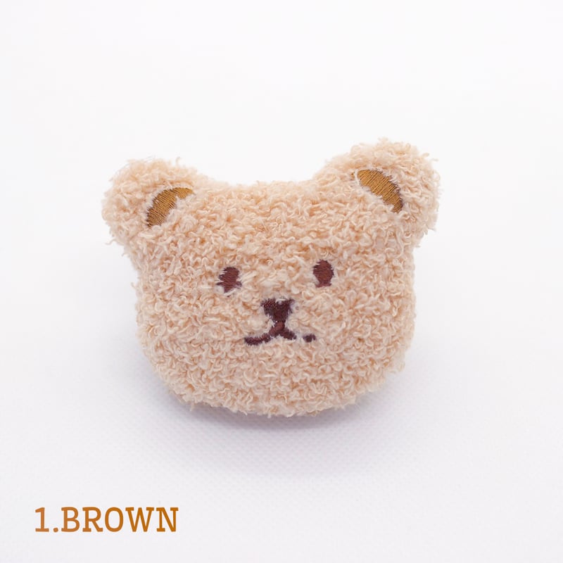 ぬいぐるみブローチ