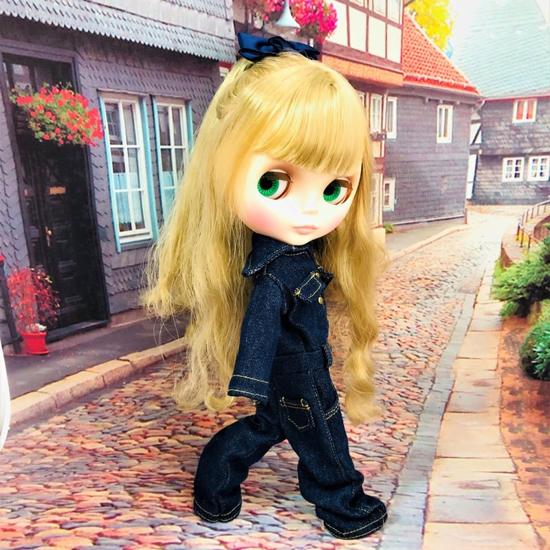 22センチドール☆1/6ドールアウトフィット☆ツナギ 22センチドール☆1/6ドールアウトフィット☆ツナギ