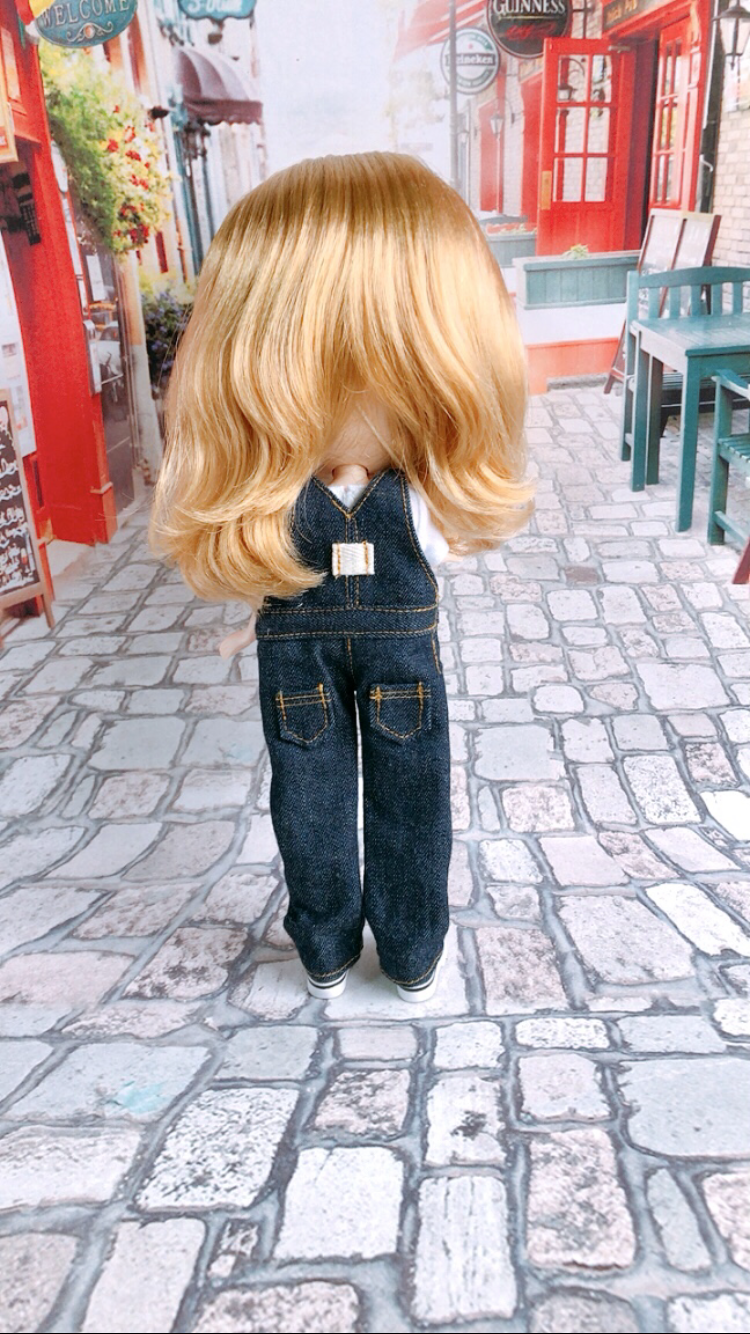 22センチドール☆1/6ドールアウトフィット☆オーバーオール