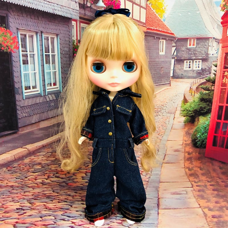 22センチドール☆1/6ドールアウトフィット☆ツナギ