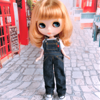 22センチドール☆1/6ドールアウトフィット☆ツナギ オーバーオール