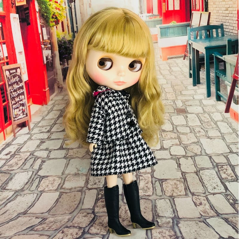 【ほぼ新品】定価15万 トムブラウン 千鳥格子 ジップアップフーディー 超美品 22センチドール☆1/6ドールアウトフィット☆ジャケット