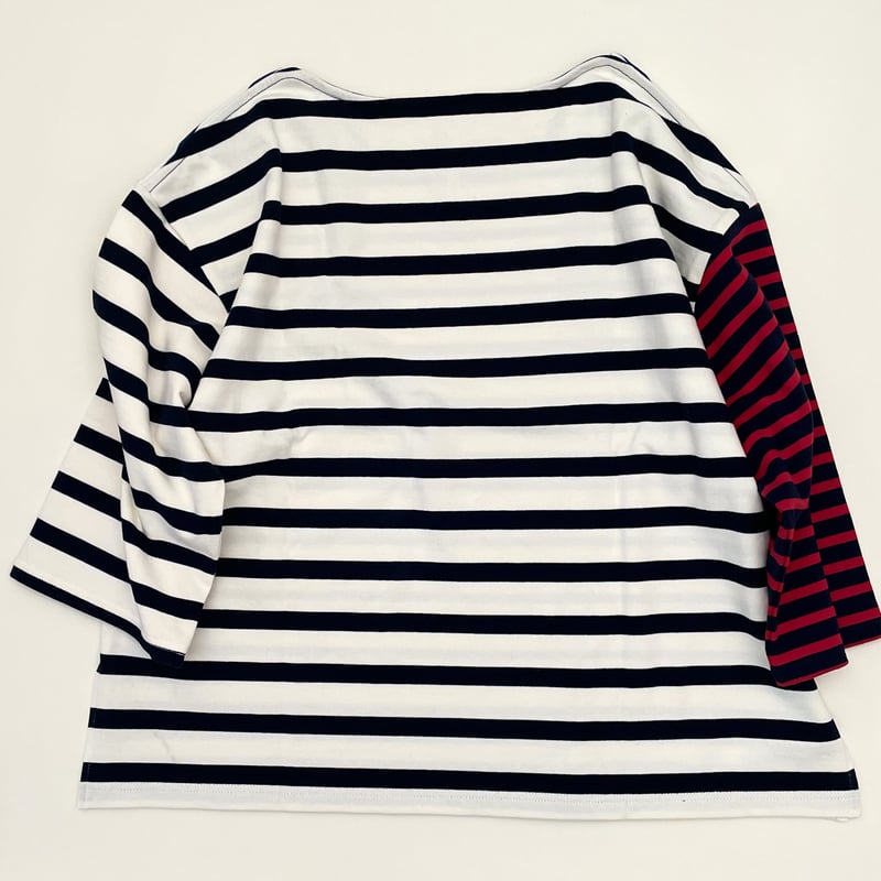 大きいサイズ ICB パッチワークボーダーTシャツ(23区自由区クミキョク) 99084105.jpg