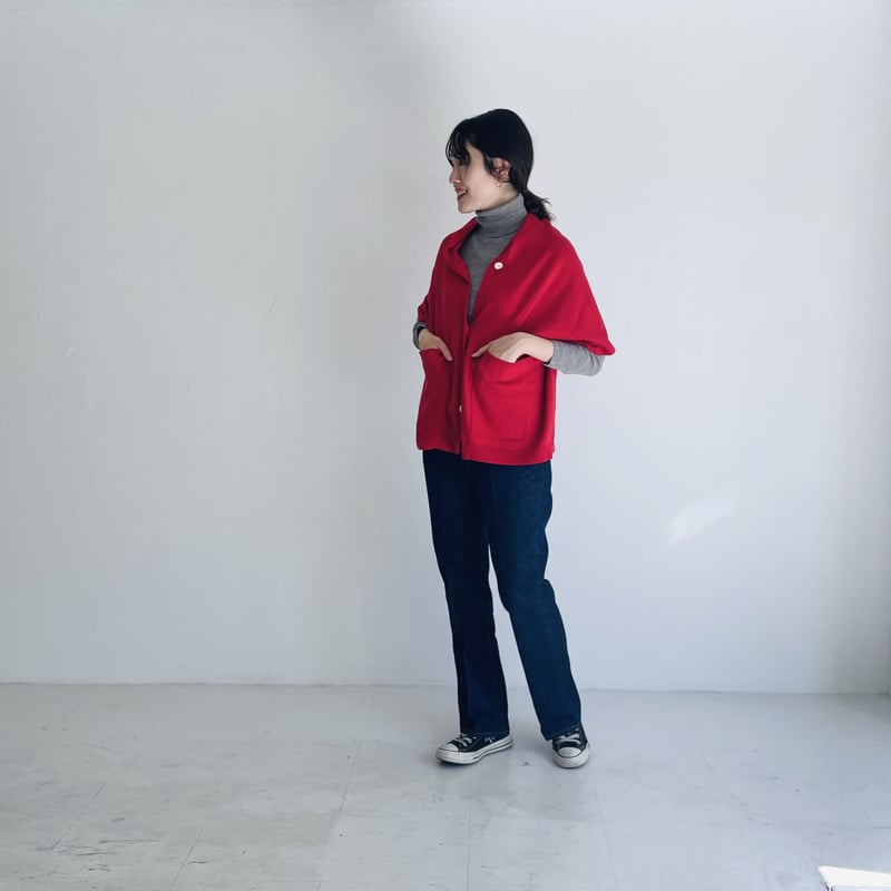 綿カシミヤ ジレ風ストール | Hints On Moment Everything