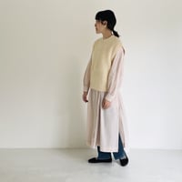 アンゴラ混あぜ編みベスト