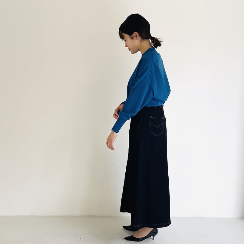 デニムロングフレアスカート | Hints On Moment Everything