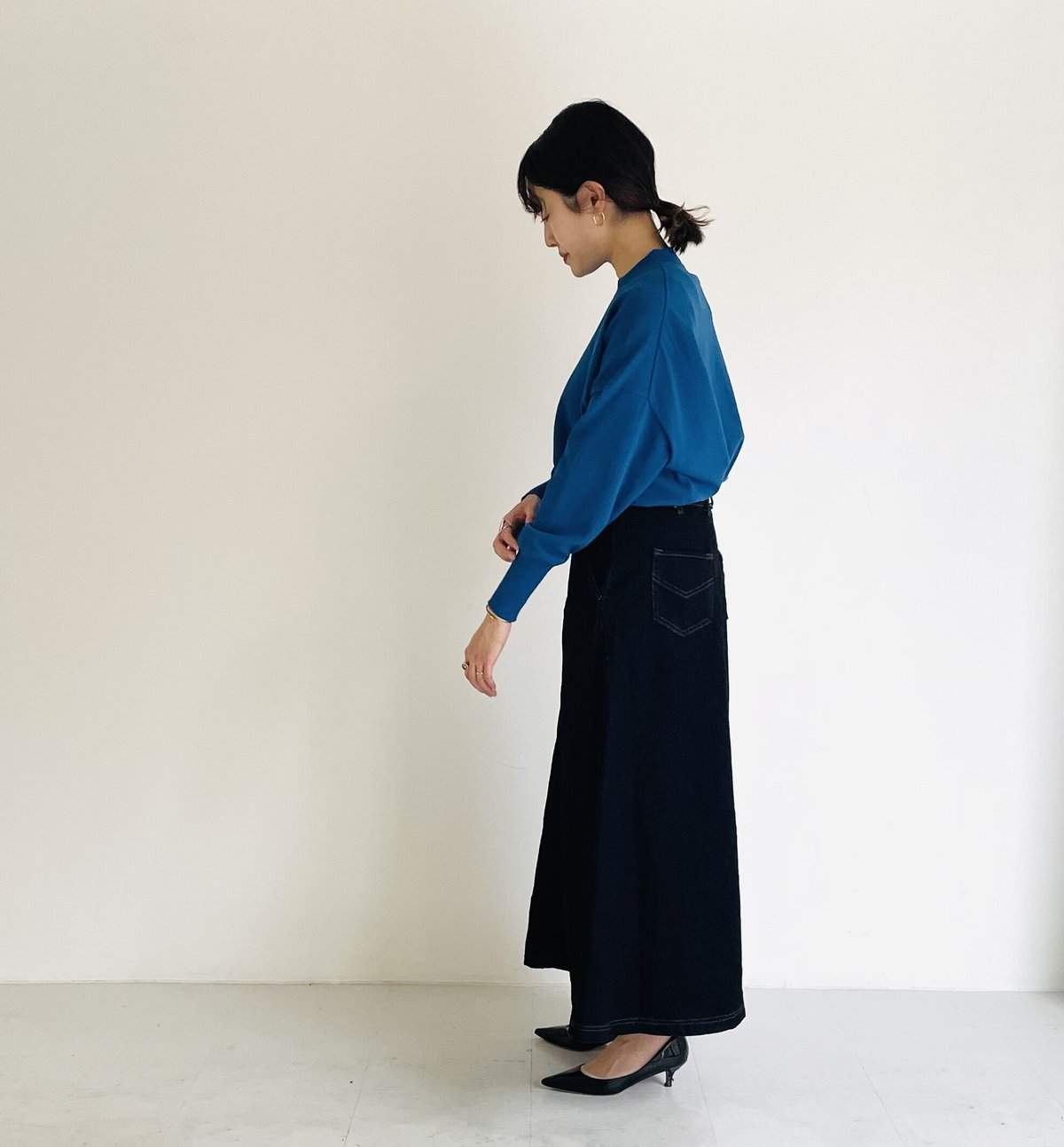 Drawer ドゥロワー　デニムロングスカート　フレアスカート 楽天市場】デニムスカート レディース スカート デニム ロング