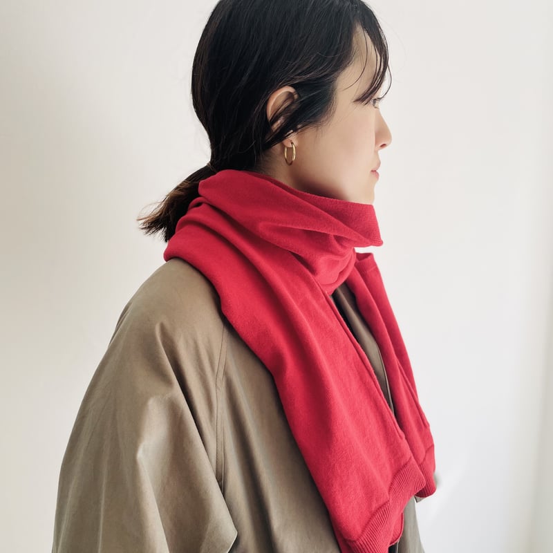 綿カシミヤ ジレ風ストール | Hints On Moment Everything