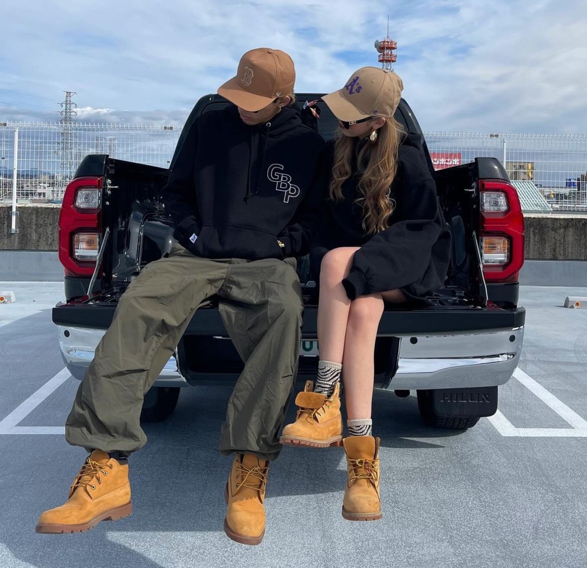 GBP フーディー パーカー XL GBP刺繍フードパーカー 再販中🚨 | GRAB POSITION OFFICIAL
