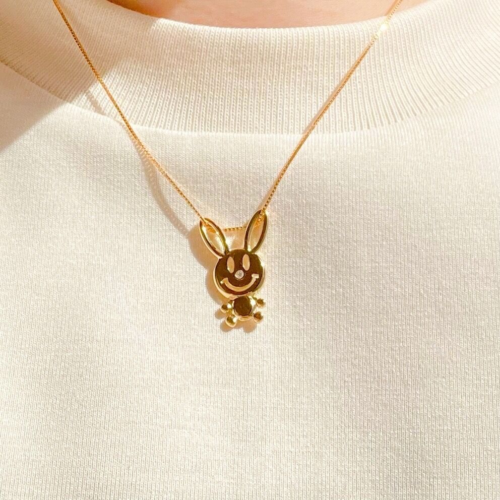 うさぎチャーム(Au750_Yellow, ダイヤモンド) | HAPPY Volt