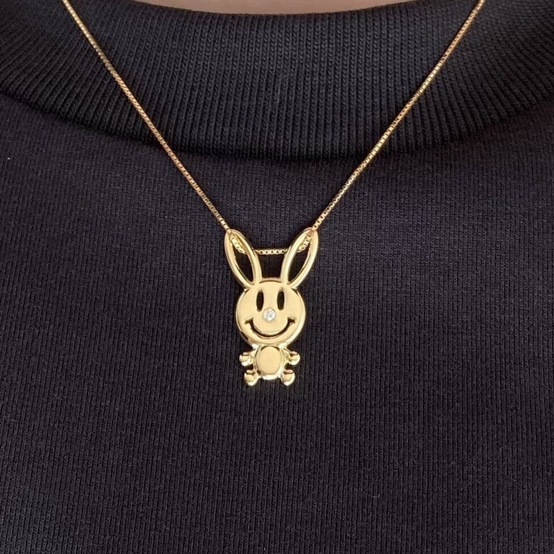 うさぎチャーム(Au750_Yellow, ダイヤモンド) | HAPPY Volt