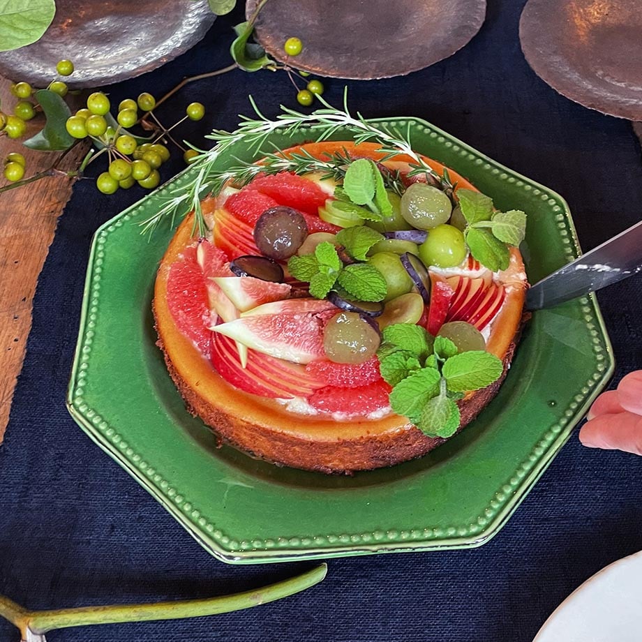 南仏ぽってり厚め緑のオクトゴナル（約25cmのページ） | tompa _ antiques