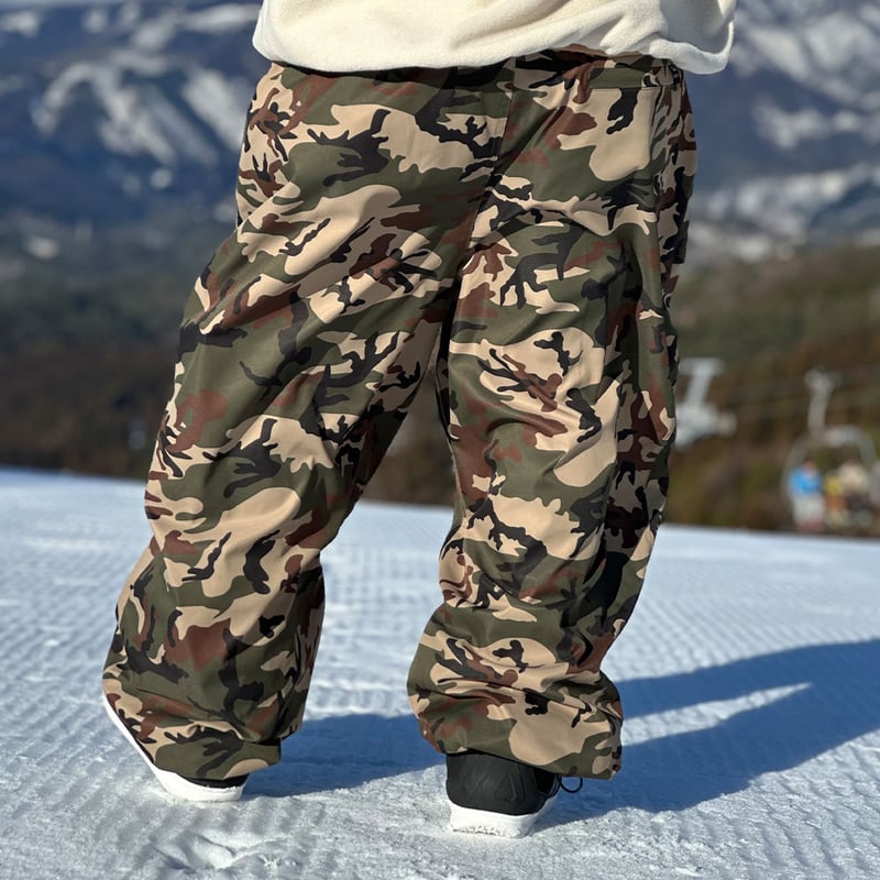 Oakley スノーボードウェア カモフラージュ 迷彩柄スノーボードウェア上下セット OAKLEY オークリー 迷彩柄