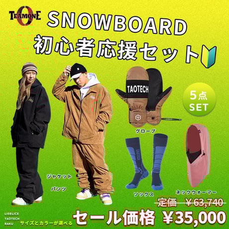 スノーボードウェアTEAMONE Lサイズ