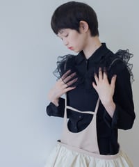 frill bustier skirt