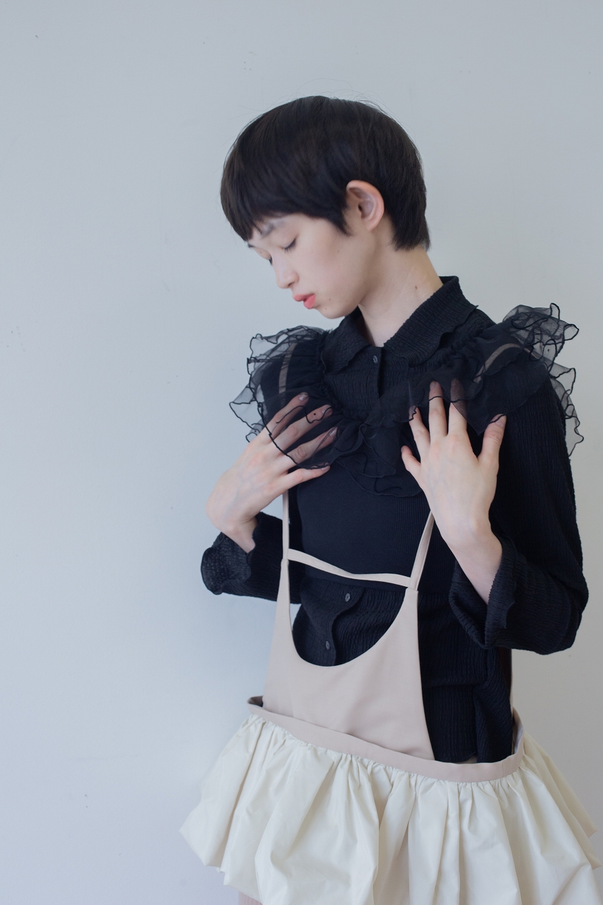 【 最終価格 】poI frill bustier skirt black frill bustier skirt | PoI