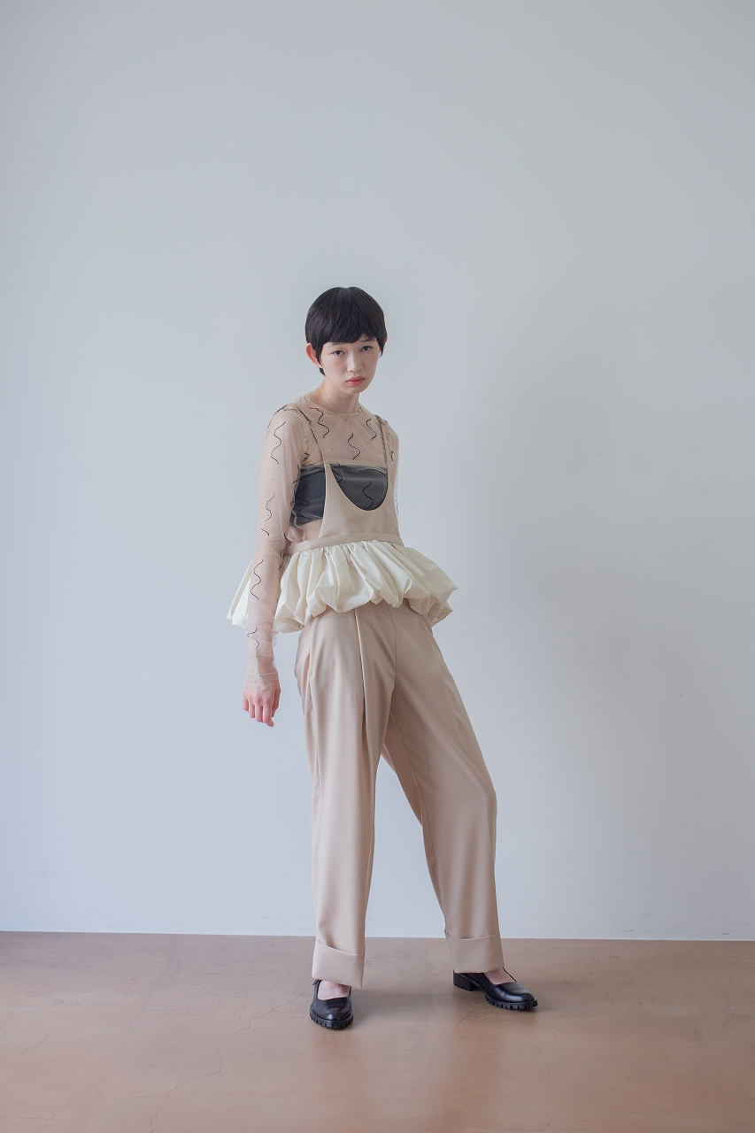 「新品タグ付き」Eaphi MULTI WAY FRILL BUSTIER HeRIN.CYE | ［予約］Frill hem bustier (ベアトップ ) |SHEL'TTER