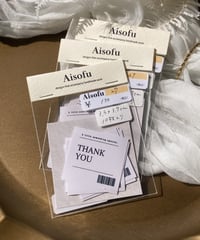 Aisofuー27　THANK YOU シールフレーク10枚入り