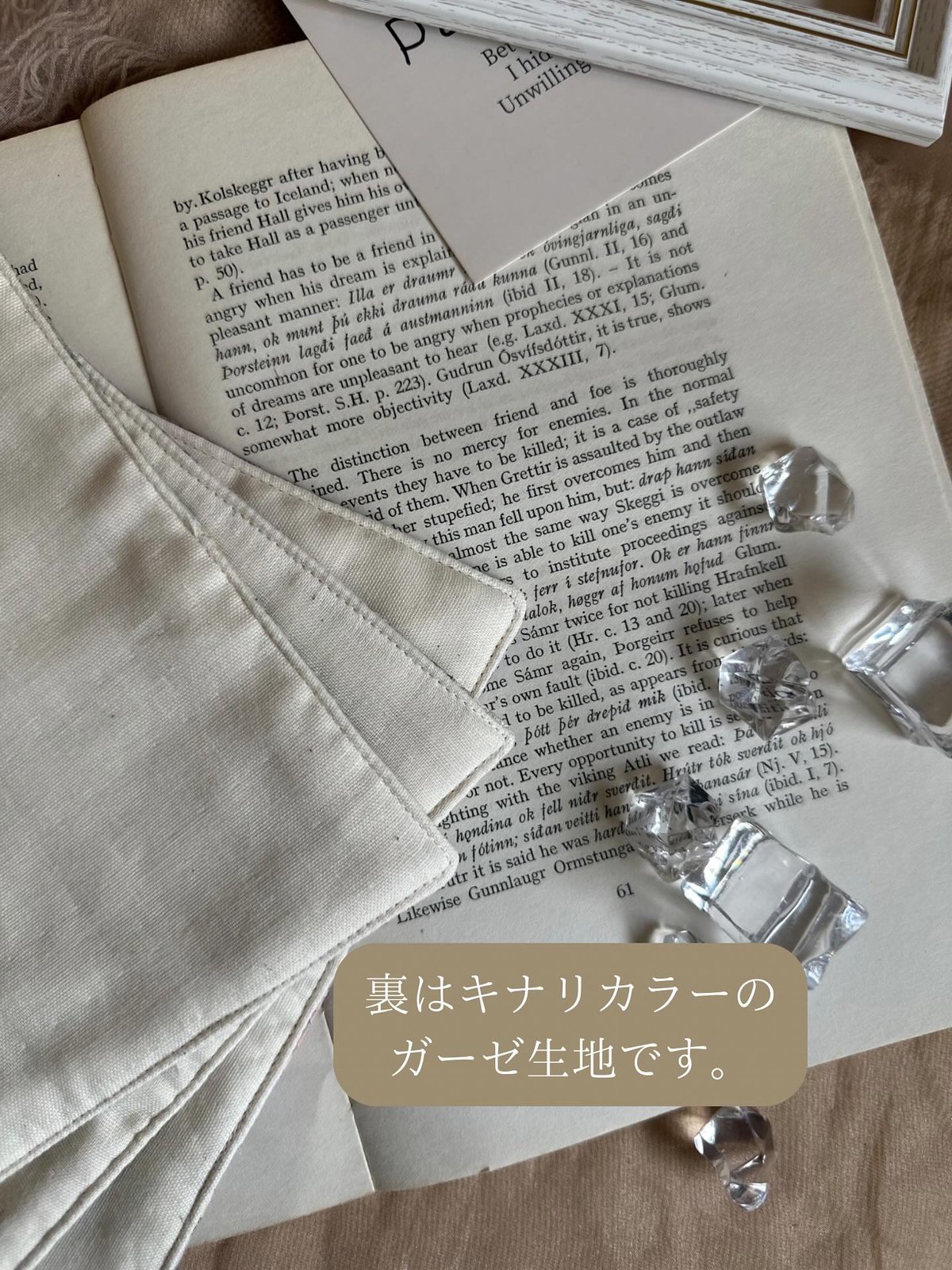 marigoldー33~36 刺繡ガーゼハンカチ | SHIZAI.M