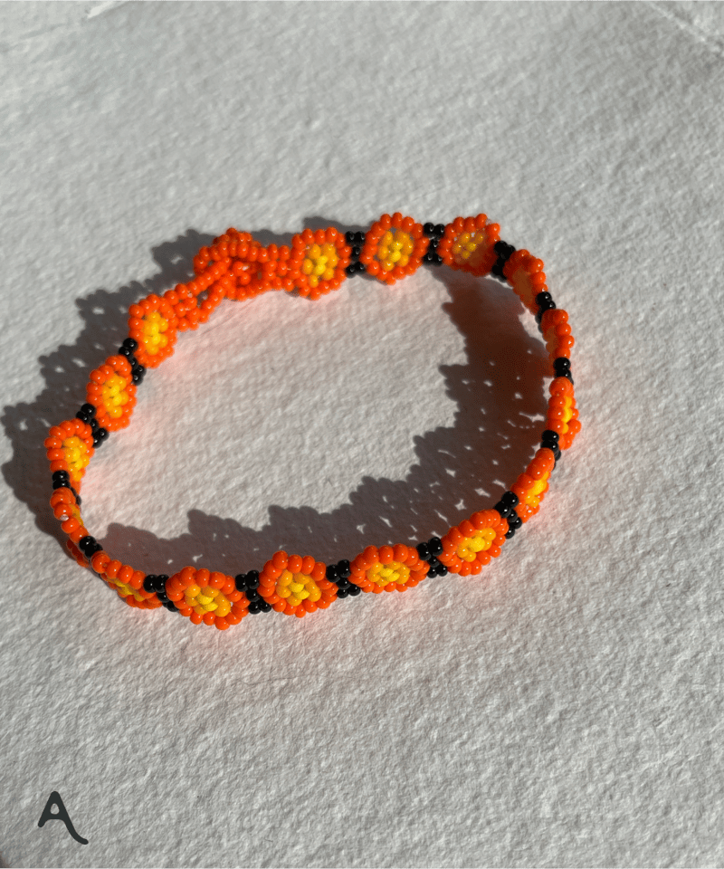 061502  桃の木素材蓮花彫りブレスレット17センチ 061502 桃の木素材蓮花彫りブレスレット17センチ