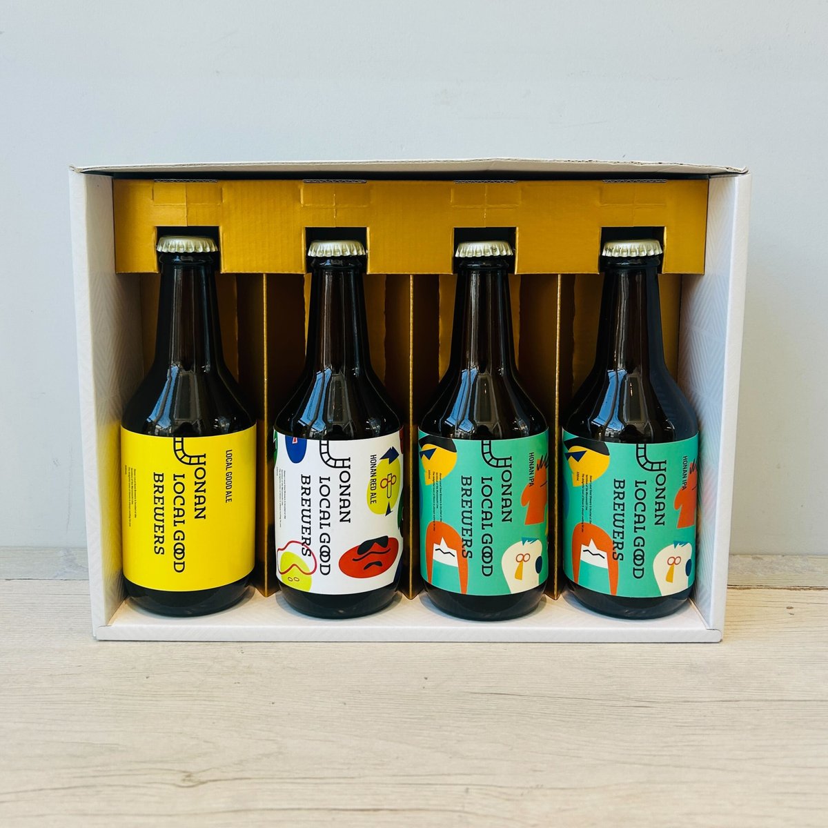 ギフトボックス｜4本セットB | HONAN LOCAL GOOD BREWERS