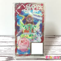 【アニメキャラ絵柄/一点もの/おねがい１だん/☆３】アイプリバース　プリフォト　フレッシュピンクベアトップ　トップス　ボトムス　じゅりあ