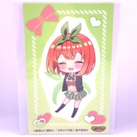 五等分の花嫁∬×ばかうけ　オリジナルシール　中野四葉　ミニキャラ