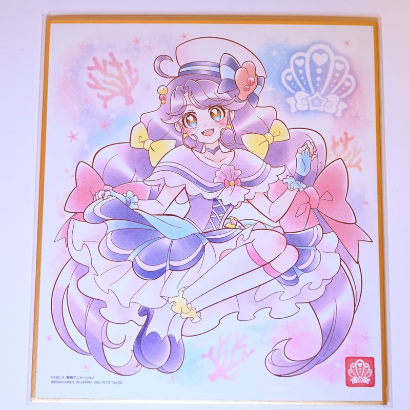 プリキュア 色紙ART4 No.02 トロピカル～ジュプリキュア キュア