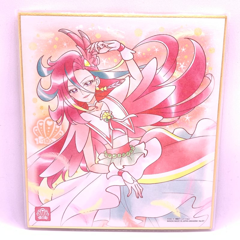 プリキュア色紙ART4 レアキュアサマー&amp;ローラ付き　全6種類セット　新品 プリキュア色紙ART4 レアキュアサマー&ローラ付き 全6種類セット