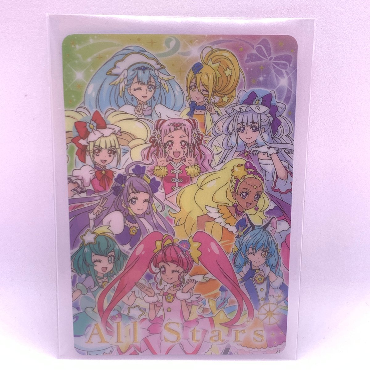 プリキュアオールスターズ キラキラカードグミ P10 プリキュア集合③