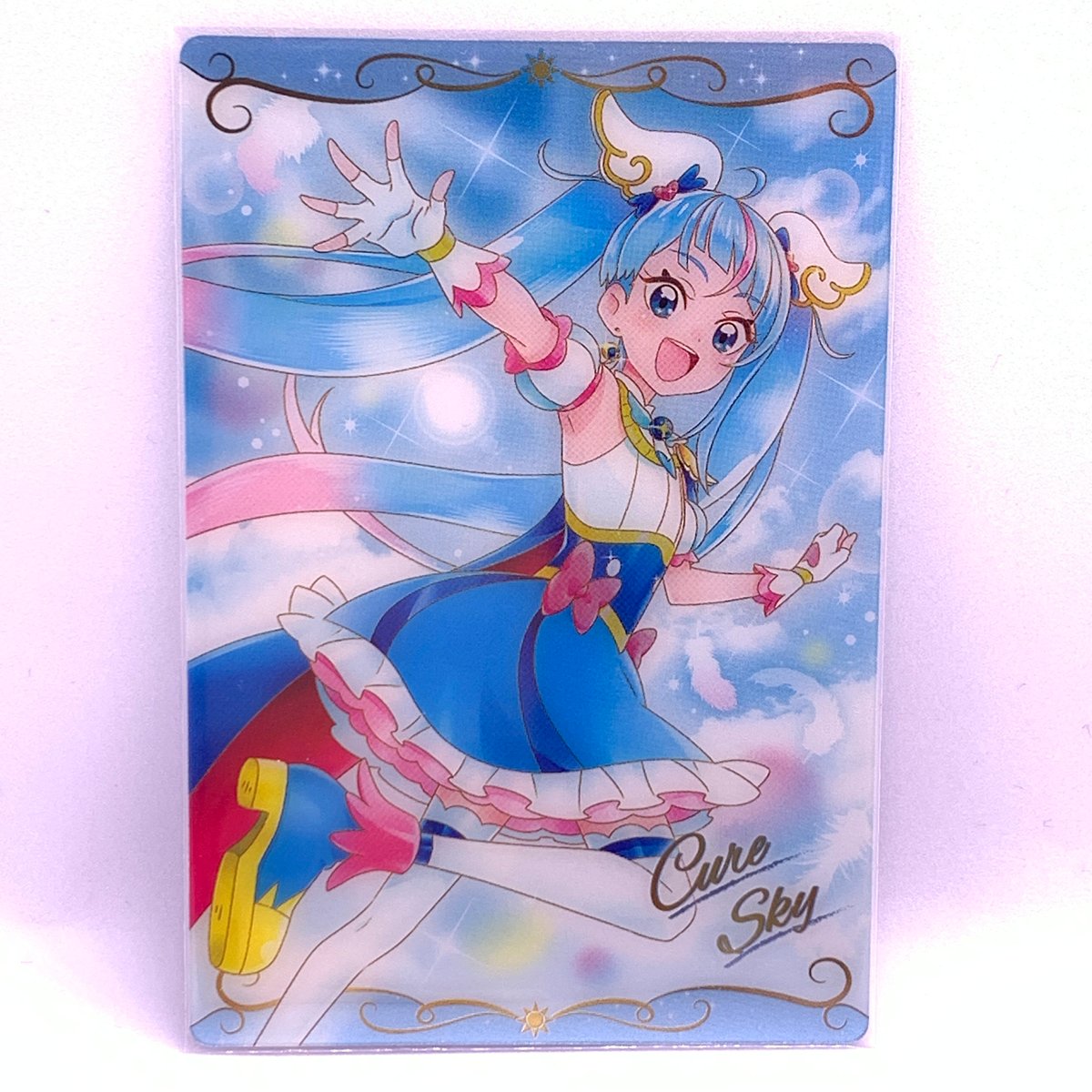 内袋開封済み】プリキュアカードウエハース7 No.01 キュアスカイ