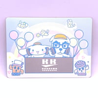とびだせ どうぶつの森 amiibo＋　amiiboカード【サンリオキャラクターズコラボ】（復刻版）　おまけシール　シナモロール＆とたけけ